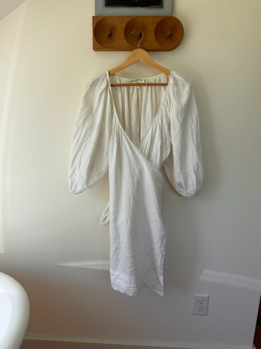 Mara Hoffman Swim Linen Wrap Dress
